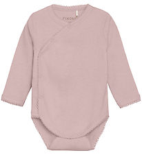 Fixoni Slå-om Body l/æ - Pale Mauve Melange Fixoni Slå-om Body l/æ - Pale Mauve Melange