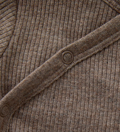Fixoni Slå-om Body l/æ - Rib - Coffee Quartz Melange