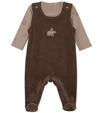 Fixoni Sæt - Body l/æ/Sparkedragt - Velour - Coffee Quartz Fixoni Sæt - Body l/æ/Sparkedragt - Velour - Coffee Quartz