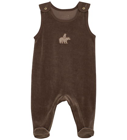 Fixoni Sæt - Body l/æ/Sparkedragt - Velour - Coffee Quartz