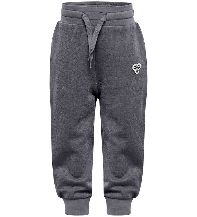 Hummel Bukser - HmlMini - Uld - Mørkegråmeleret