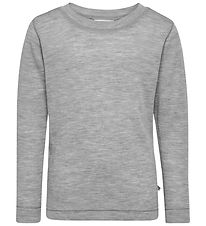 Hummel Bluse - HmlJr - Uld - Gråmeleret Hummel Bluse - HmlJr - Uld - Gråmeleret