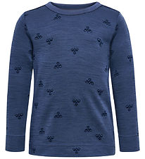 Hummel Bluse - HmlMini - Uld - Vintage Indigo Hummel Bluse - HmlMini - Uld - Vintage Indigo