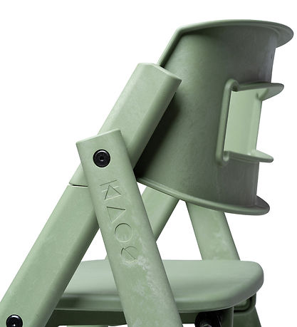 KAOS Højstol - Klapp - Genanvendt Platik - Mineral Green