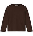 Fliink Bluse - Rib - Kenna - Coffee Bean Fliink Bluse - Rib - Kenna - Coffee Bean