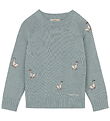 Fliink Bluse - Strik - Mahdi - Slate Fliink Bluse - Strik - Mahdi - Slate