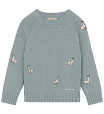 Fliink Bluse - Strik - Mahdi - Slate Fliink Bluse - Strik - Mahdi - Slate