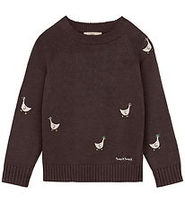 Fliink Bluse - Strik - Mahdi - Coffee Bean Fliink Bluse - Strik - Mahdi - Coffee Bean