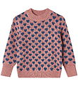 Fliink Bluse - Uld/Bomuld - Strik - Janie Heart - Ash Rose Fliink Bluse - Uld/Bomuld - Strik - Janie Heart - Ash Rose