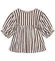 Fliink Bluse - Elly - 3/4 - Sandshell Stripe Fliink Bluse - Elly - 3/4 - Sandshell Stripe