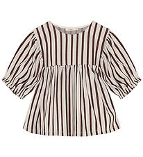 Fliink Bluse - Elly - 3/4 - Sandshell Stripe Fliink Bluse - Elly - 3/4 - Sandshell Stripe