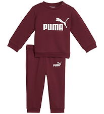 Puma Sweatsæt - Minicats ESS Crew - Ruby Shimmer Puma Sweatsæt - Minicats ESS Crew - Ruby Shimmer