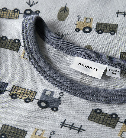 Name It Bluse - Uld - NmmWillit - Micro Chip/Tractor