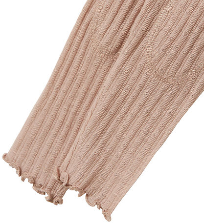 Name It Leggings - Uld/Silke - Rib - NmfWossa - Shadow Gray