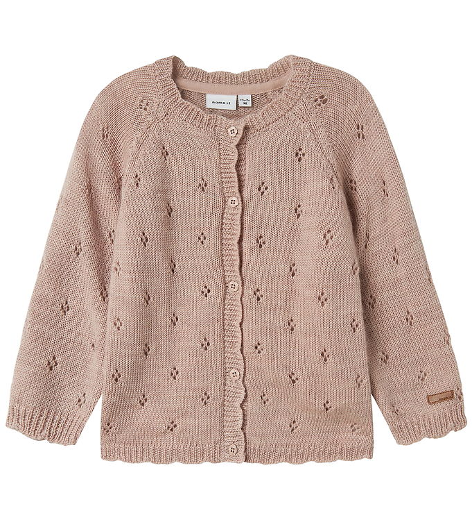 Name It Cardigan - Uld - Strik - NmfWrilla - Shadow Gray