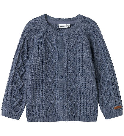 Name It Cardigan - Uld - Strik - NmmWrilla - Folkstone Gray