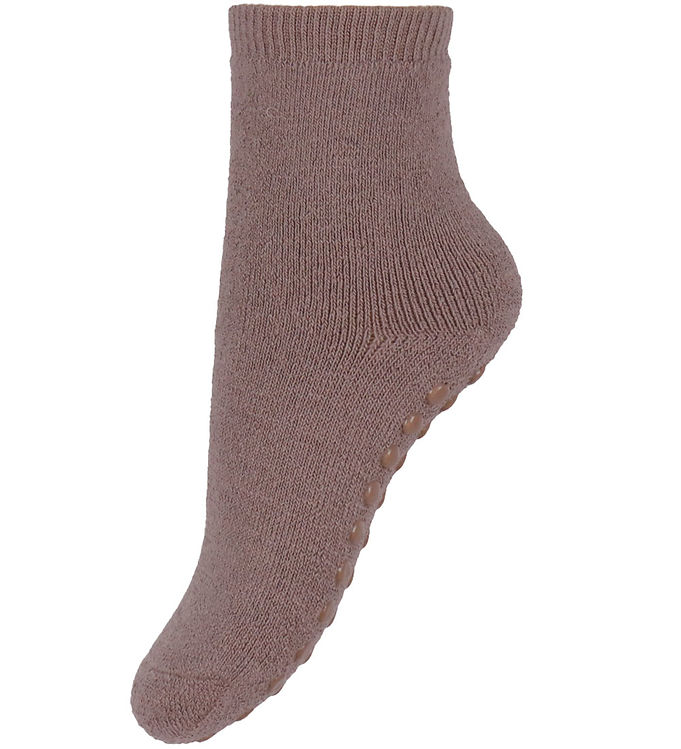 Name It Strømper - Uld/Bomuld - NmfWaski - Skridsikker - Antler