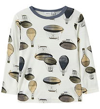 Name It Bluse - Uld - NmmWillitus - Snow White/Air Balloon Name It Bluse - Uld - NmmWillitus - Snow White/Air Balloon