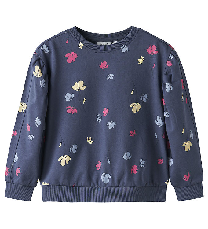 Name It Sweatshirt - NmfNula - Blue Indigo m. Print
