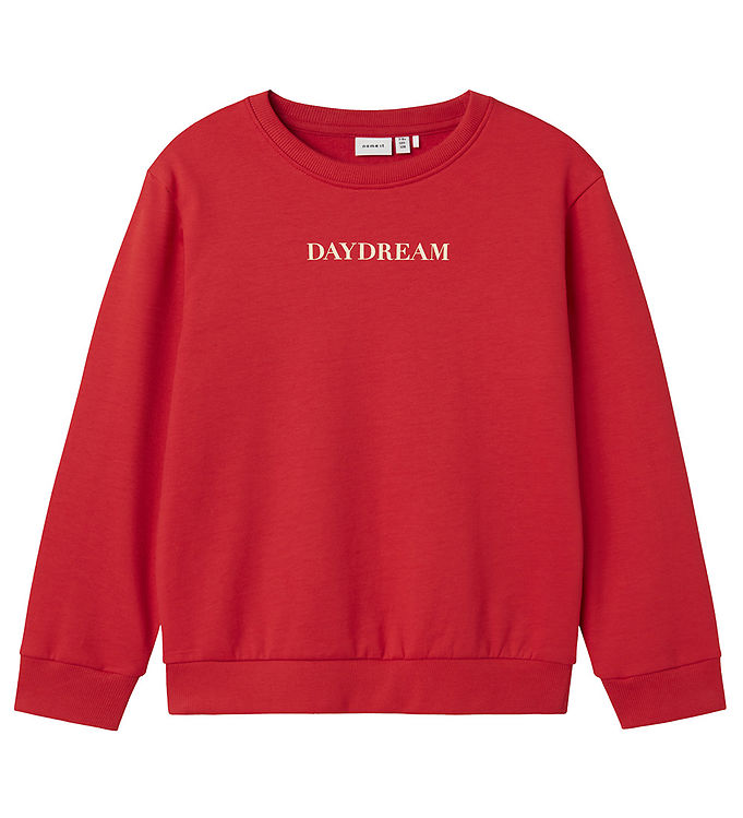 Name It Sweatshirt - NkfNoriana - Tomato m. Print