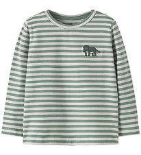 Name It Bluse - NmmNitu - Green Bay m. Striber Name It Bluse - NmmNitu - Green Bay m. Striber