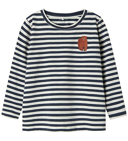 Name It Bluse - NmmNitu - Mood Indigo m. Striber