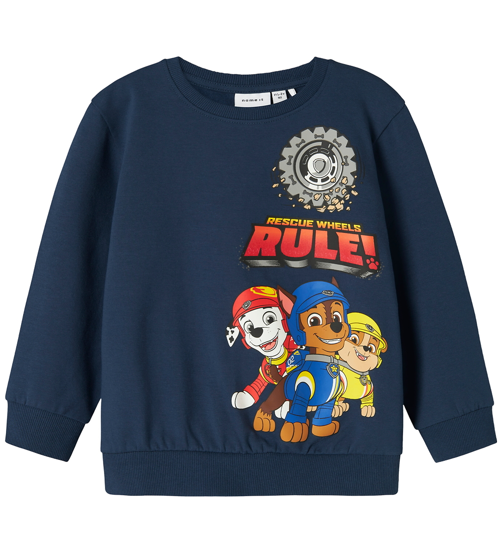 Name It Sweatshirt - NmmSteffen - Paw Patrol - Insignia Blue - Name It - 2 Jahre (92) - Sweatshirts
