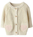 Lil' Atelier Cardigan - Strik - NbfEmlen - Turtledove Lil' Atelier Cardigan - Strik - NbfEmlen - Turtledove