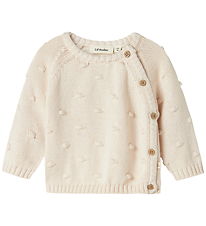 Lil' Atelier Bluse - Strik - NbfGable - Pastel Parchment Lil' Atelier Bluse - Strik - NbfGable - Pastel Parchment