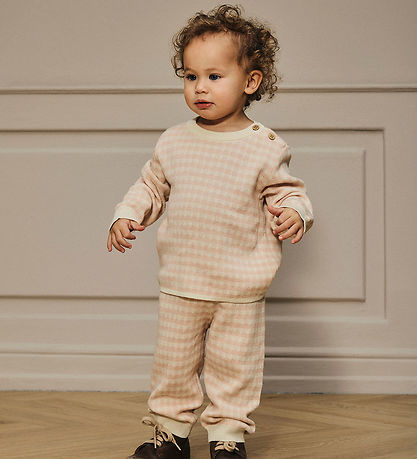 Lil' Atelier Bukser - Strik - NbfNadie - Cameo Rose