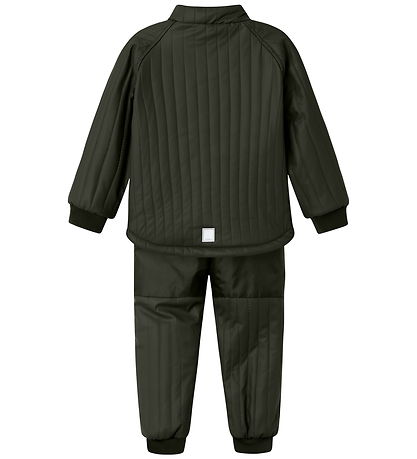 Name It Termotøj m. Fleece - PU - NmmMud - Rosin