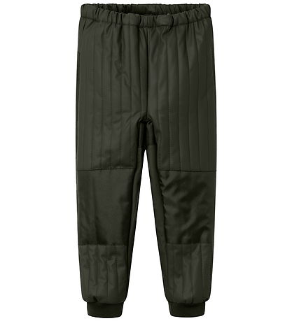 Name It Termotøj m. Fleece - PU - NmmMud - Rosin