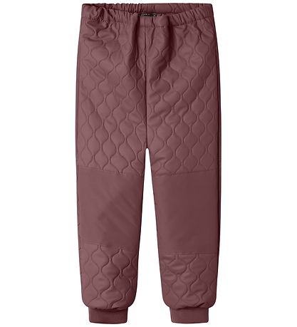 Name It Termotøj m. Fleece - PU - NmfMud - Rose Brown