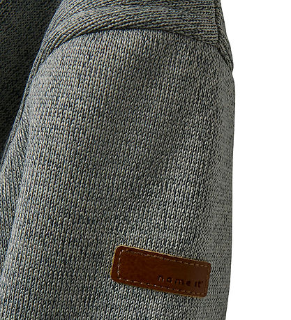 Name It Softshelldragt m. Fleece - NbnMada08 - Grey Melange m. Ø