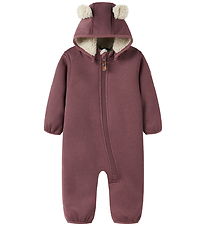 Name It Softshelldragt m. Fleece - NbnMada08 - Rose Brown m. Øre Name It Softshelldragt m. Fleece - NbnMada08 - Rose Brown m. Øre