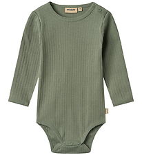 Wheat Body l/æ - Rib - Berti - Dusty Green Wheat Body l/æ - Rib - Berti - Dusty Green