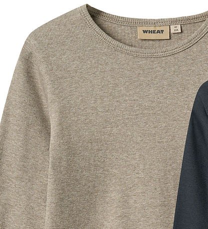 Wheat Bluser - Rib - 2-pak - Stig - Navy/Beige