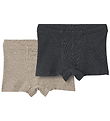 Wheat Boxershorts - Rib - 2-pak - Louis - Navy/Beige Wheat Boxershorts - Rib - 2-pak - Louis - Navy/Beige
