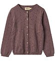 Wheat Cardigan - Strik - Maia - Plum Wheat Cardigan - Strik - Maia - Plum