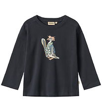 Wheat Bluse - Monty - Navy Wheat Bluse - Monty - Navy