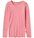 Wheat Bluse - Rib - Reese - Soft Pink Wheat Bluse - Rib - Reese - Soft Pink