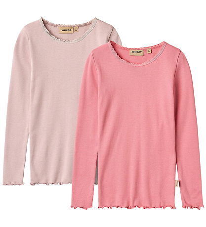 Wheat Blusen - Rib - 2er-Pack - Reese - Soft Lilac