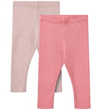 Wheat Leggings - Rib - 2-pak - Maddy - Soft Lilac Wheat Leggings - Rib - 2-pak - Maddy - Soft Lilac