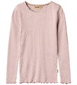 Wheat Bluse - Rib - Reese - Soft Lilac Wheat Bluse - Rib - Reese - Soft Lilac
