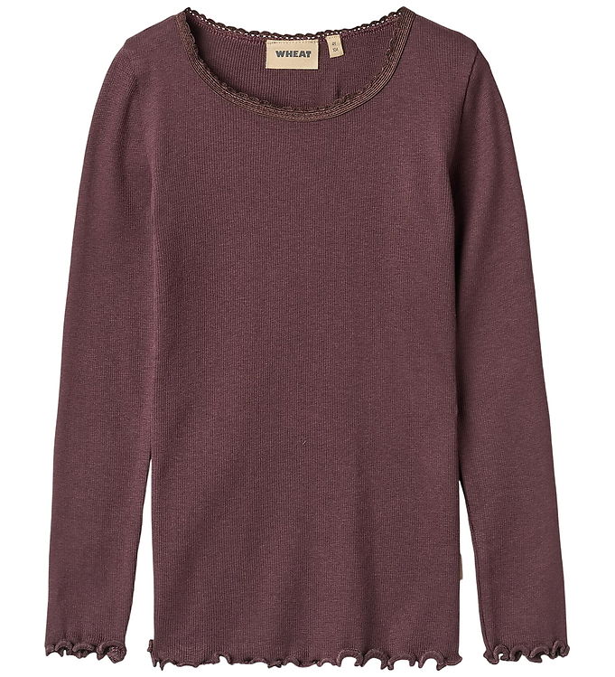 Wheat Bluse - Rib - Reese - Fudge