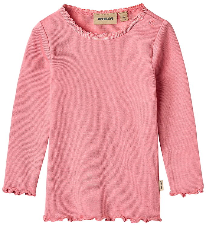 Wheat Bluse - Rib - Reese - Soft Pink