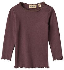 Wheat Bluse - Rib - Reese - Fudge Wheat Bluse - Rib - Reese - Fudge