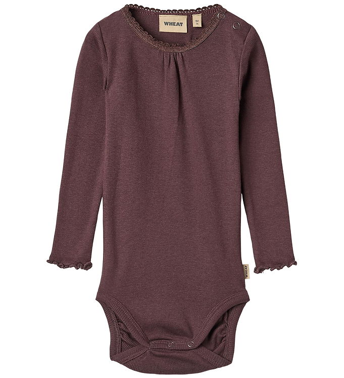 Lotta Rib Body Langærmet - Fudge - 6 MDR.