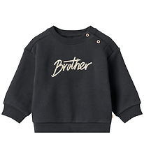 Wheat Sweatshirt - Sander - Navy/Brother Wheat Sweatshirt - Sander - Navy/Brother