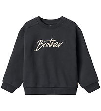 Wheat Sweatshirt - Sander - Navy/Brother Wheat Sweatshirt - Sander - Navy/Brother